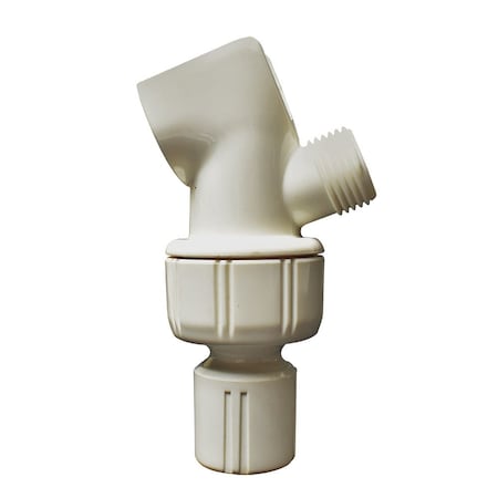 Thrifco Plumbing Shower Arm Mount, White 4401968